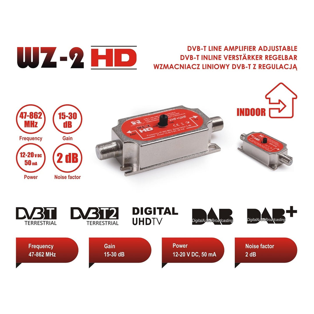 Red Eagle WZ-2 adjustable linear antenna amplifier