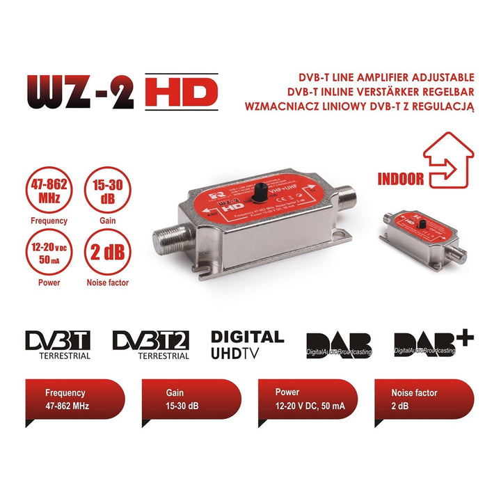 Red Eagle WZ-2 adjustable linear antenna amplifier