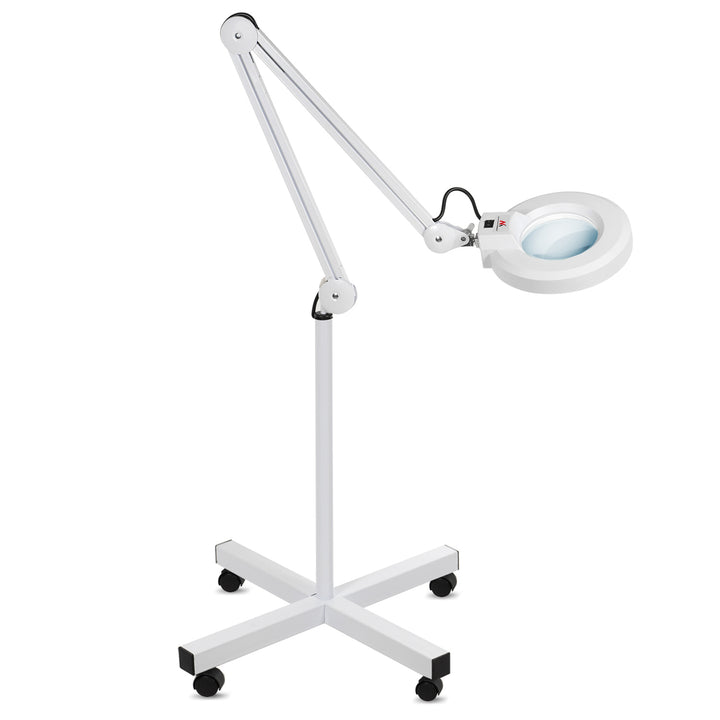 Maclean Energy MCE152 Cosmetic LED Lamp on Wheels Magnifier