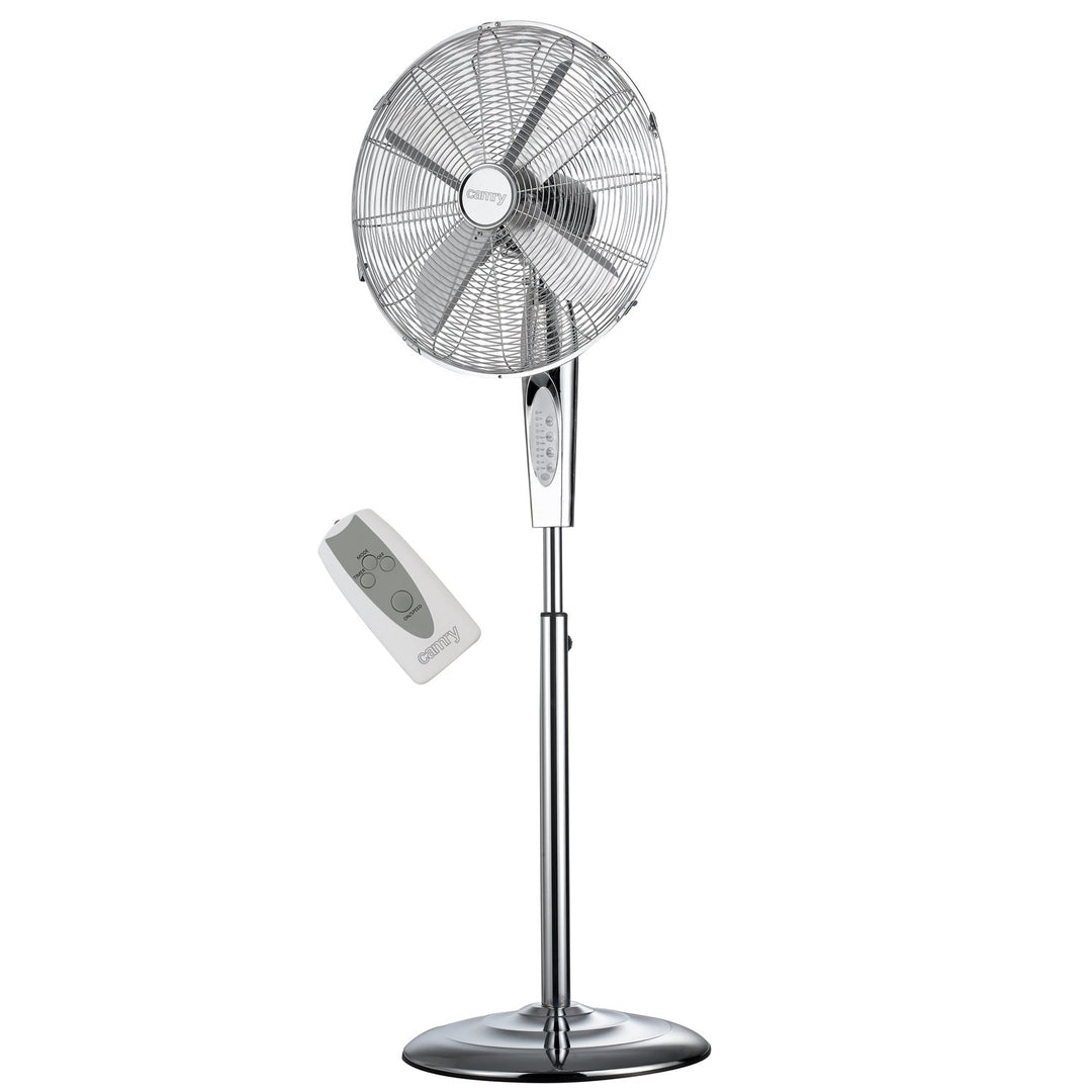 Floor Fan Oscillation Standing Timer 3 Speeds Swivel Remote Control 60W 130cm