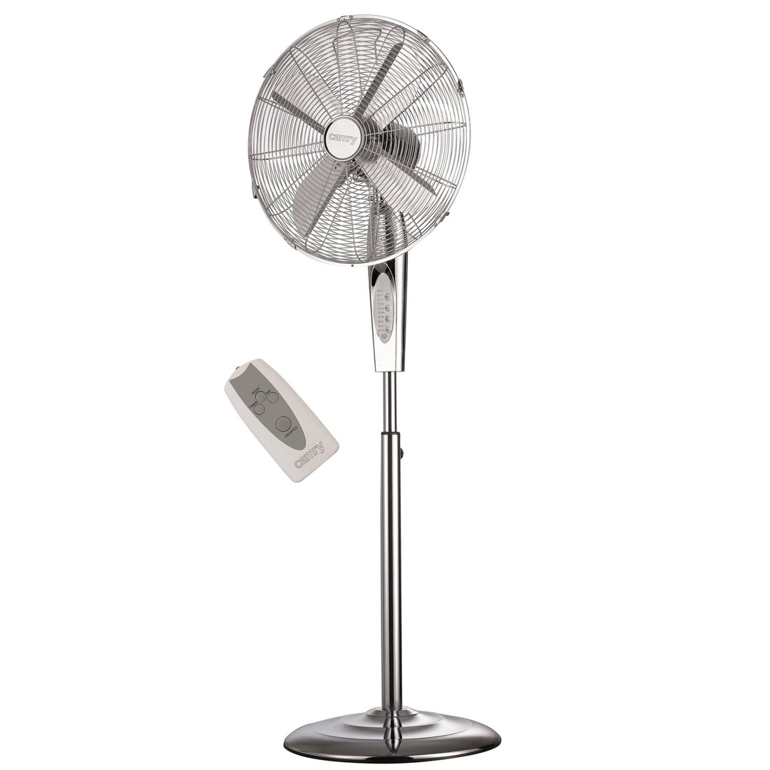 Floor Fan Oscillation Standing Timer 3 Speeds Swivel Remote Control 60W 130cm
