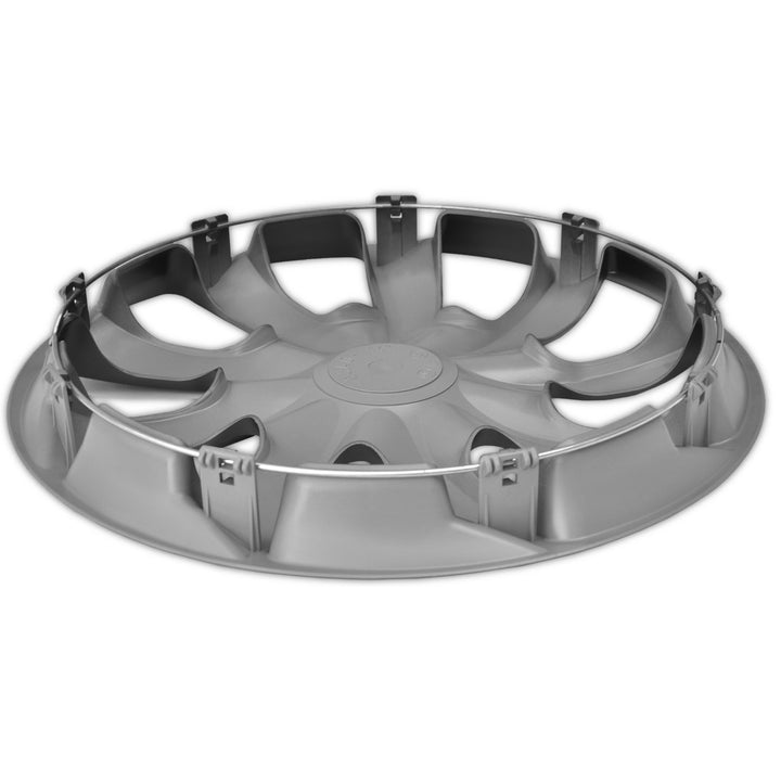 Caipíní hub Uilíoch 14" NRM QUAD preas-ar airgead 4 phíosa