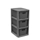 Bookcase with 3 baskets BranQ anthracite very high quality