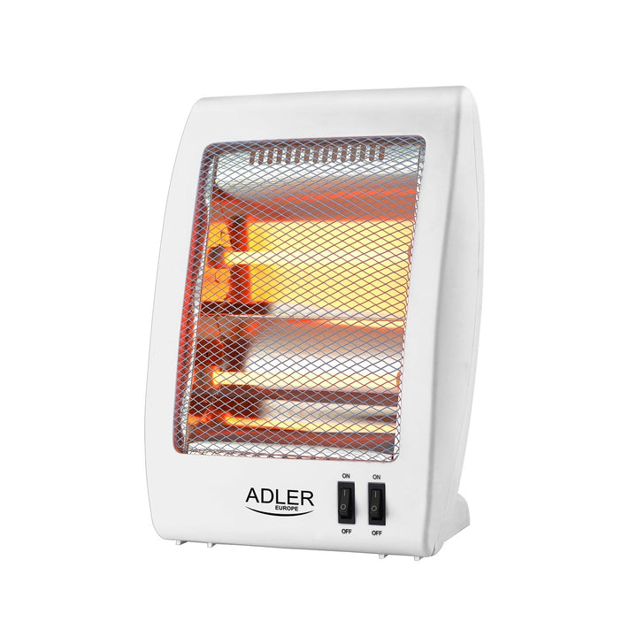 ADLER AD 7709 Portable Halogen Quartz Heater 2x 400W Lamps Efficient Heating