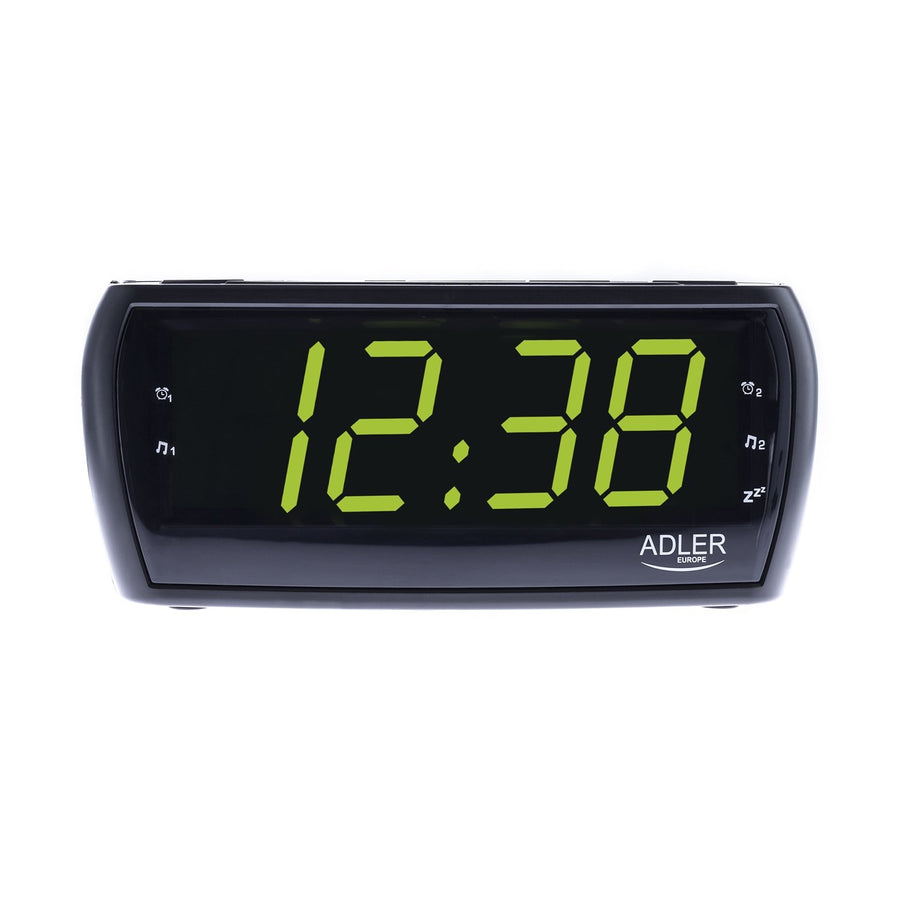 Radio alarm clock fm/am radio led clock adler ad1121 quality