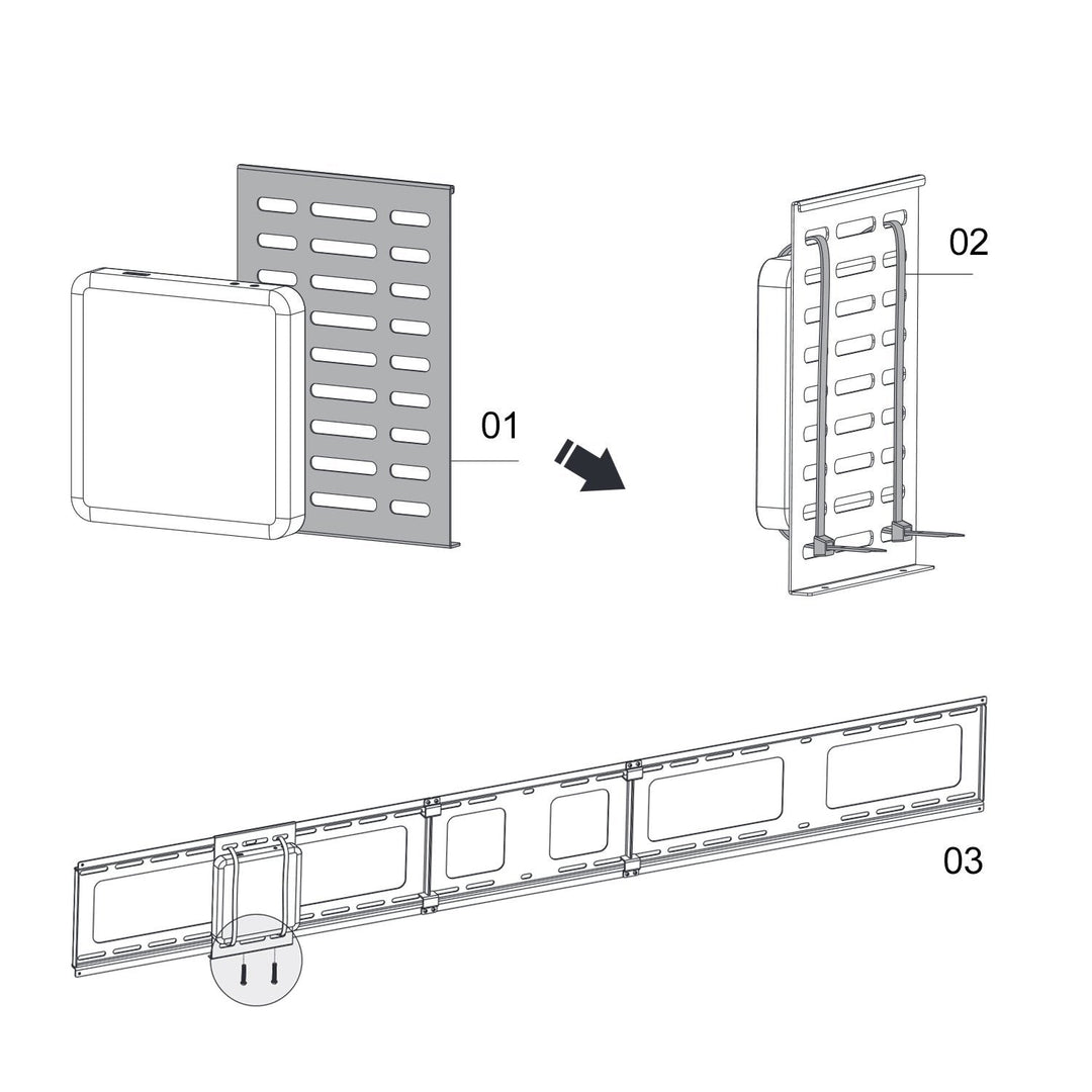 Maclean MC-802 Handle for mini CPU, Thin Client, Network terminals