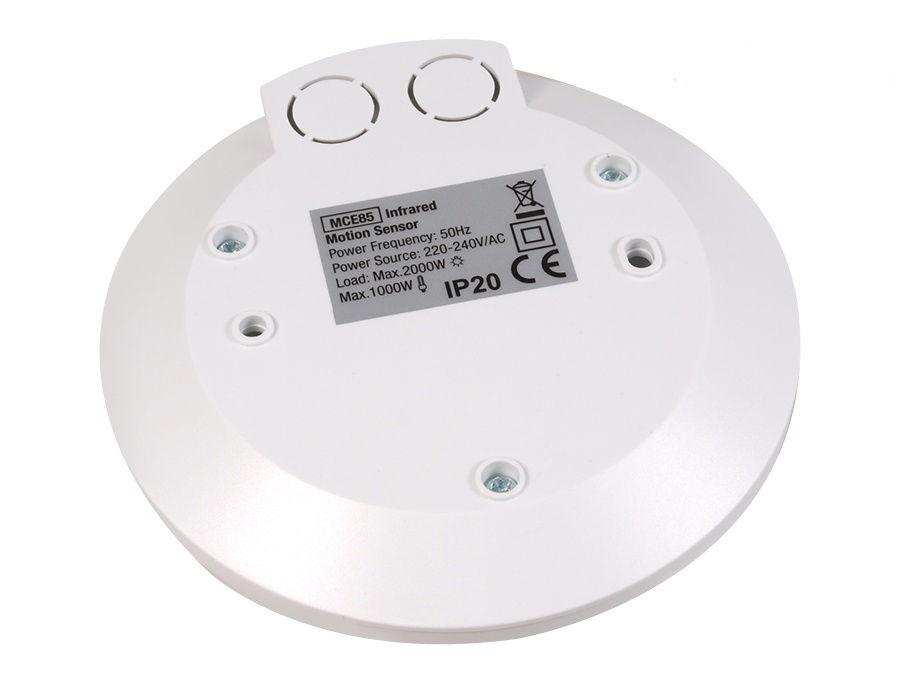 Ceiling PIR Infrared Motion Detector 2000W Detection Range 360° Adjustable