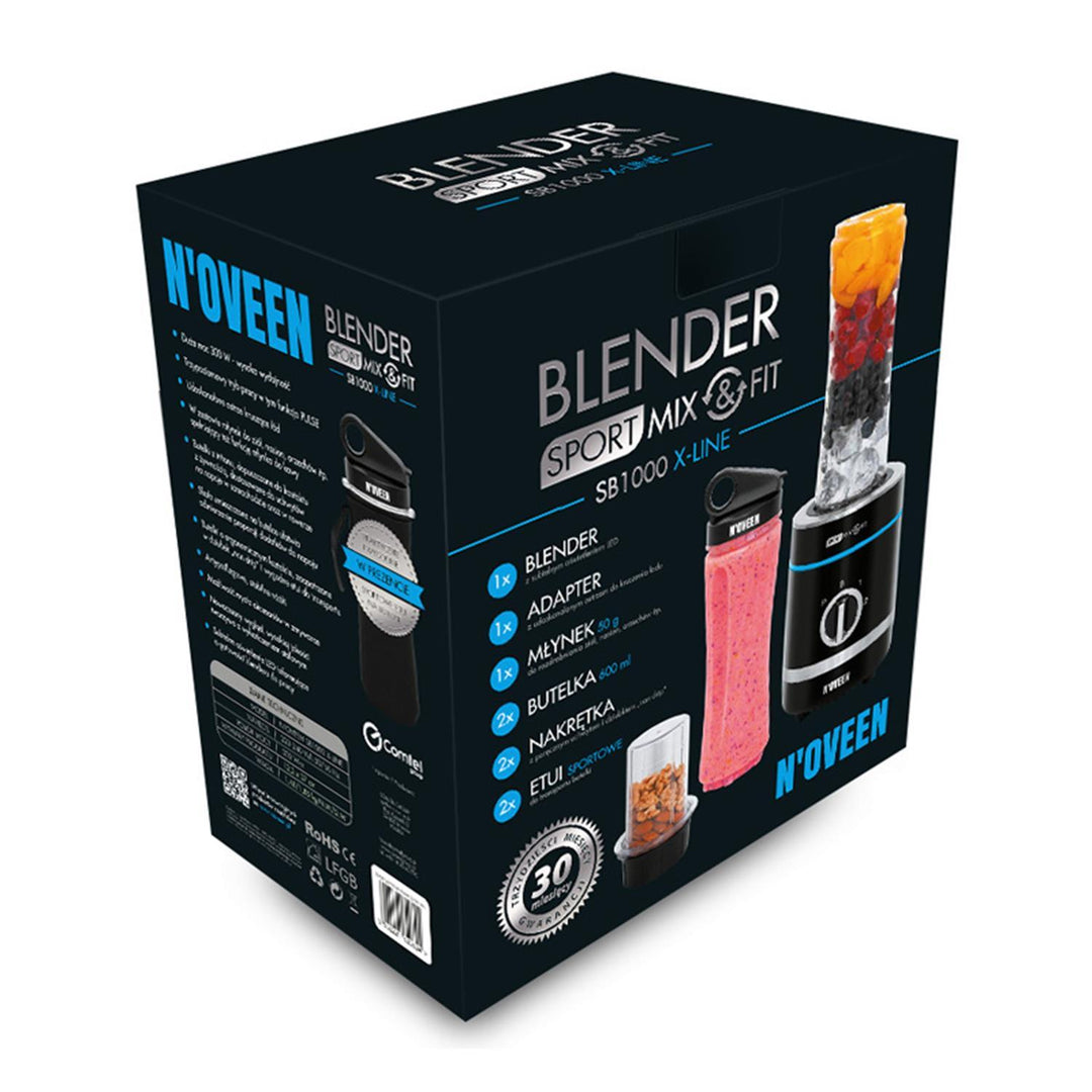 Blender Noveen Sport Mix & Fit SB1000 Xline 300W Accessories