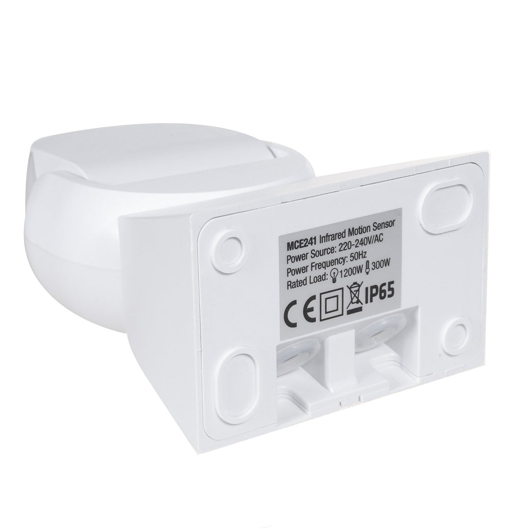 Maclean Energy MCE241 Infrared Motion Sensor with Remote Control IP65, max 800W (Incandescent), max 1200W (LED)