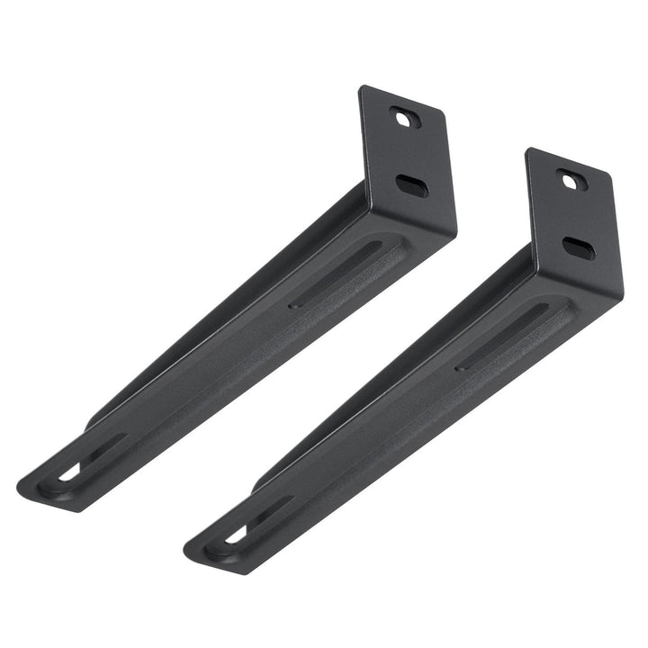 Maclean MC-807 Wall Mounting Handles Brackets Black Up to 35 kg