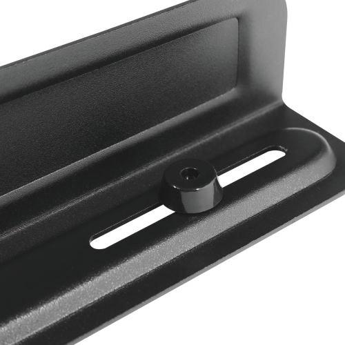 Maclean MC-807 Wall Mounting Handles Brackets Black Up to 35 kg