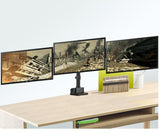 Maclean MC-811 Monitor Bracket Desk Mount Holder For 3 LCD LED Monitors USB 17'' - 27" 3 x 7kg VESA