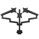 Maclean MC-811 Monitor Bracket Desk Mount Holder For 3 LCD LED Monitors USB 17'' - 27" 3 x 7kg VESA