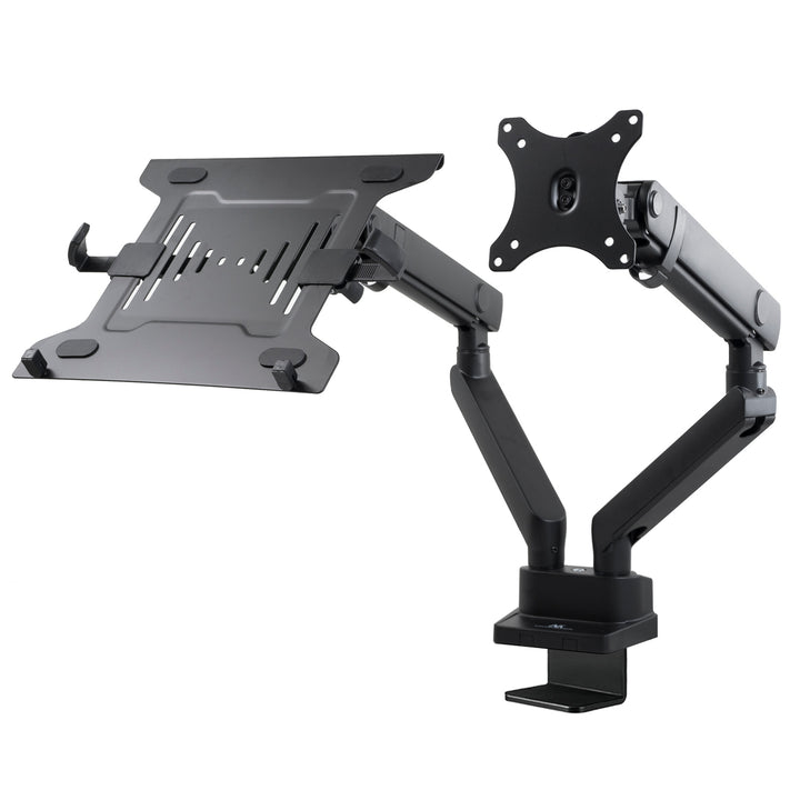 Maclean MC-813 Dual Monitor Bracket Desk Mount Holder For Monitor &amp; Laptop 17" - 32" 8kg VESA Universal