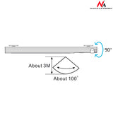 Maclean MCE235 LED lamp with motion sensor, hook, temperature 4000K, range 3m, 3xAAA, ON / OFF / AUTO2, Portable, PIR Sensor