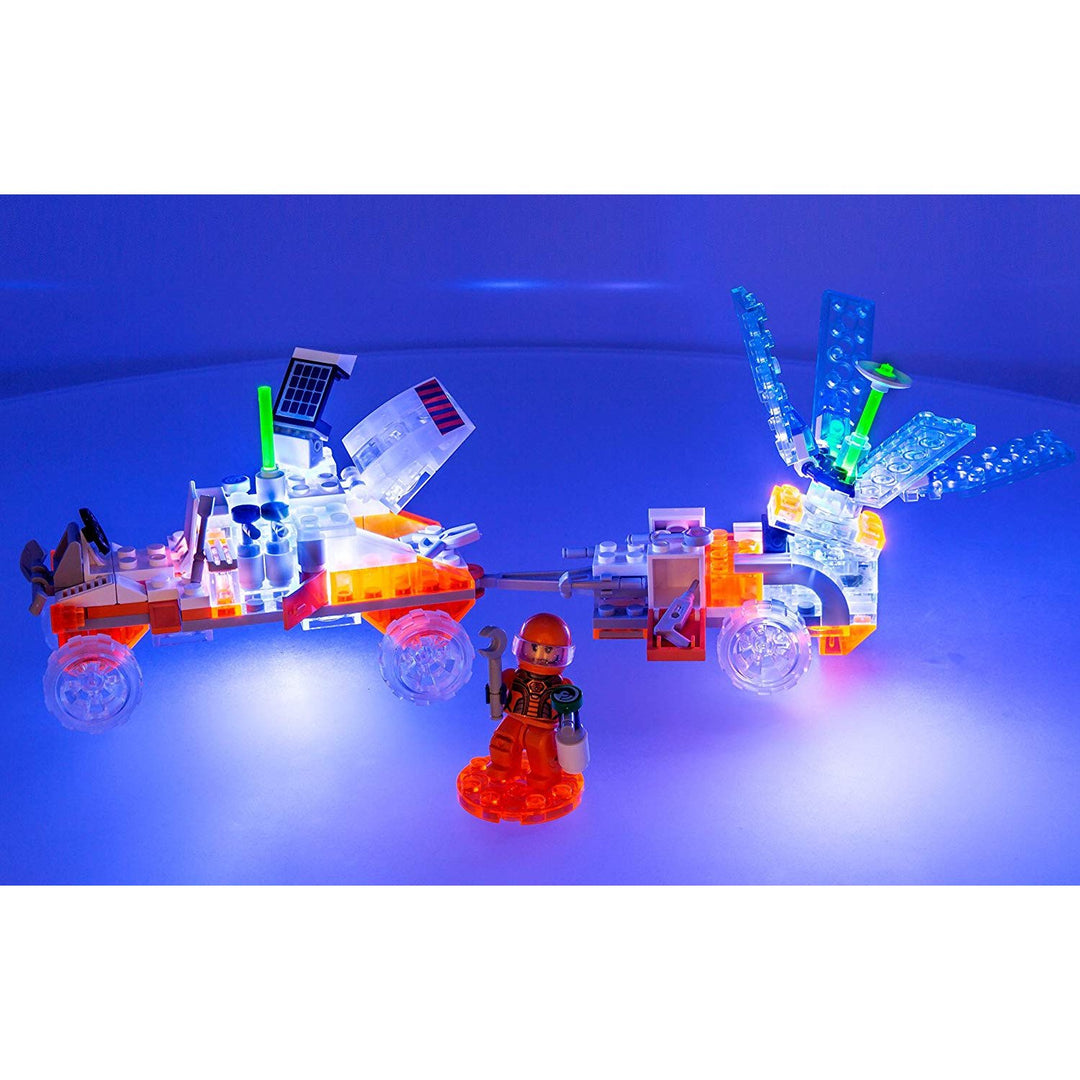 LASER PEGS LED Illuminated Building Blocks Set - Mars Explorer - 180pcs