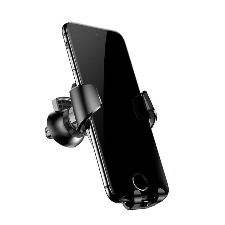 BASEUS Gravity Phone Holder for Air Vent, 360 Rotation, Rubber Pads, One Hand Installation