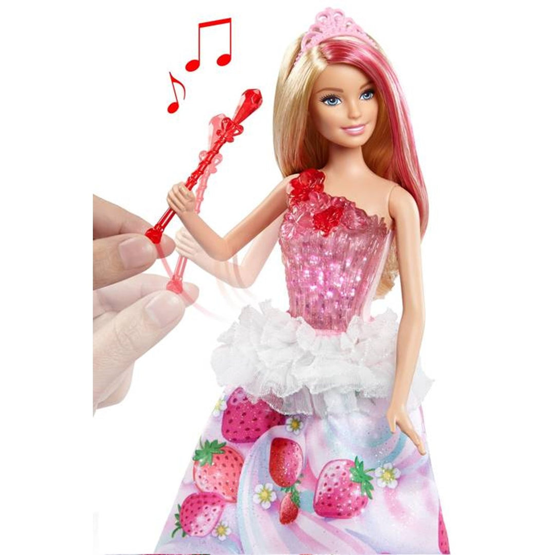 Barbie Dreamtopia Banphrionsa Sweetville Fuaimeanna agus Soilse DYX28