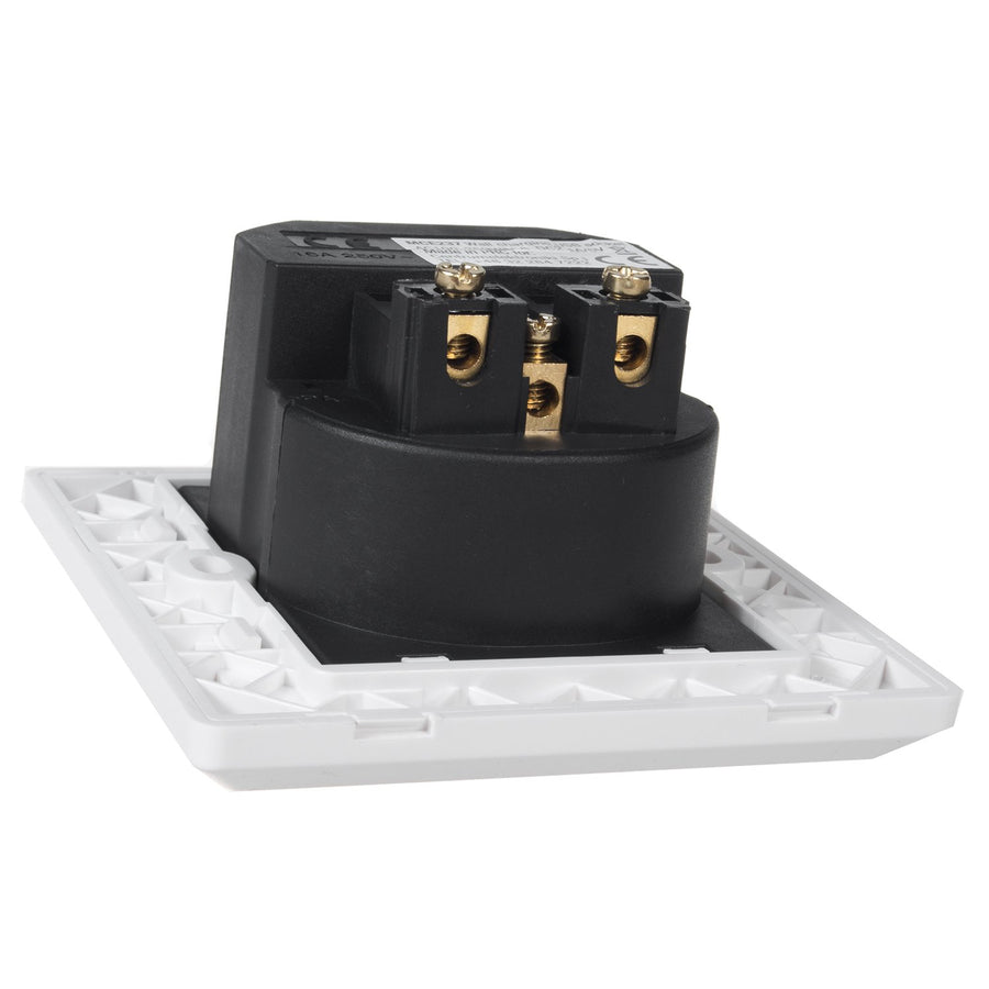 Schuko socket Wall socket with 2x USB charging ports 2.4A 2xUSB charging sockets Schuko safety plug ...