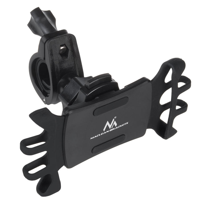 Maclean MC-823 Mobile Phone GPS Holder for Bicycles Motorbikes 360° Rotation Handlebar Mount Secure Quick Connect Universal