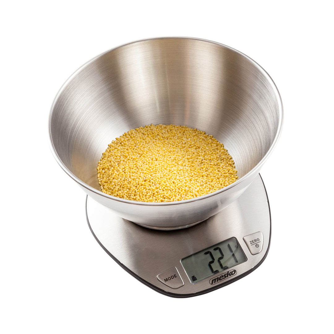 Waga kuchenna z misą o pojemności 2l - Mesko MS 3152, stal nierdzewna