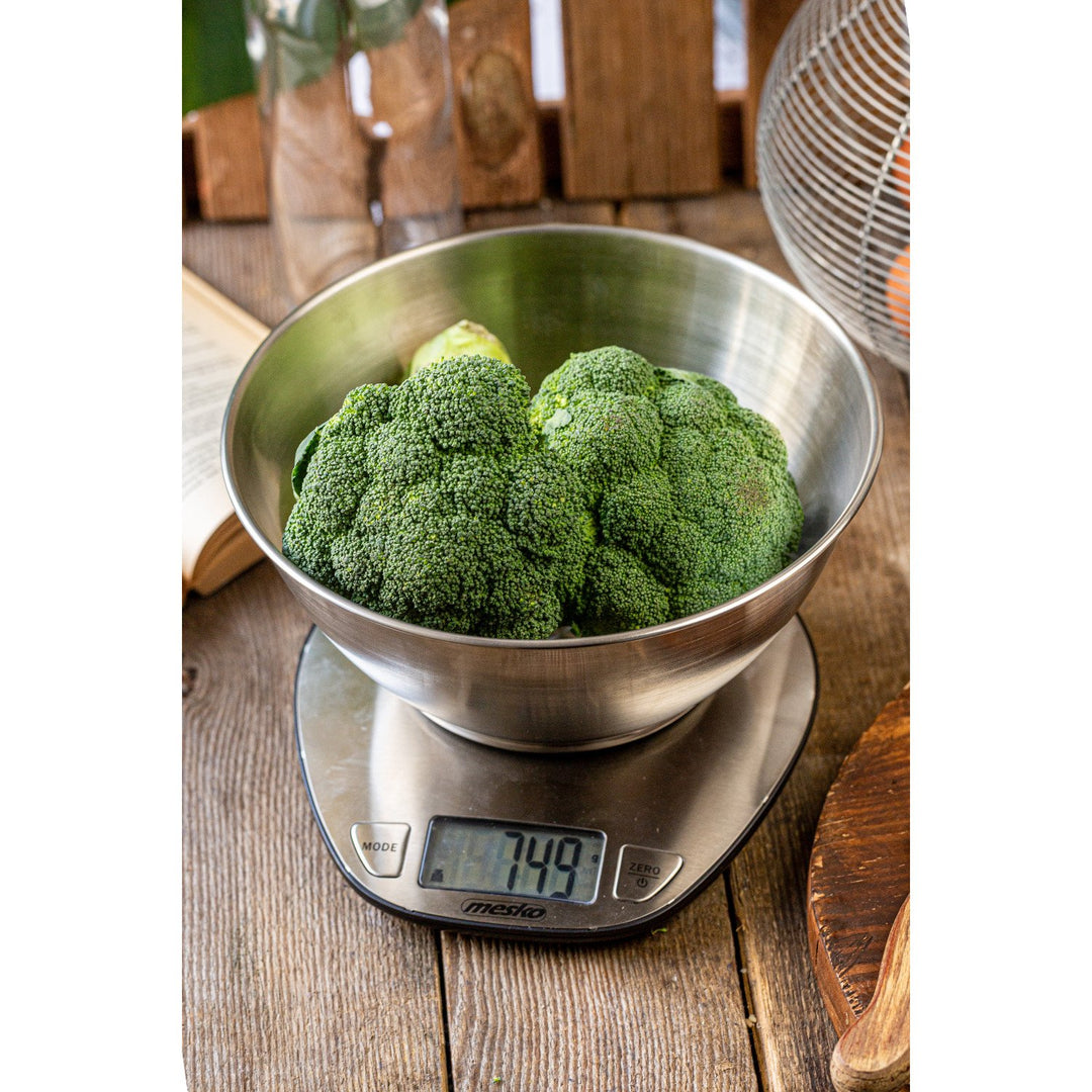 Waga kuchenna z misą o pojemności 2l - Mesko MS 3152, stal nierdzewna