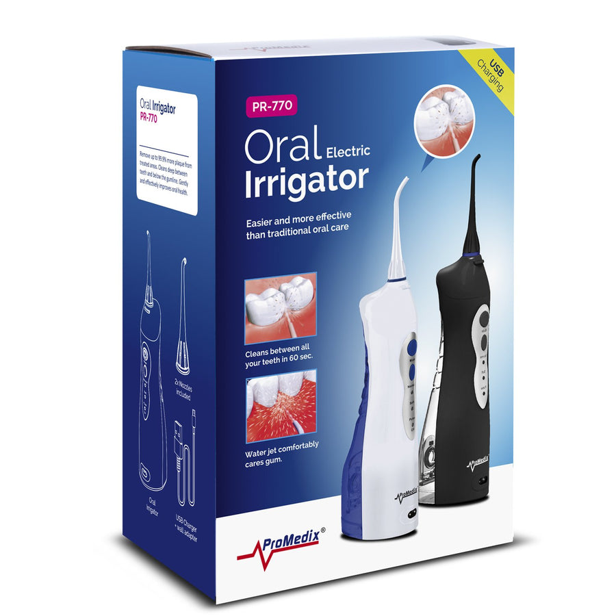 Promedix PR-770W Cordless Irrigator Dental Teeth Care IPX7