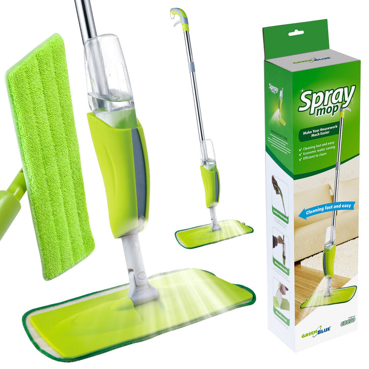 Mop Spraeála Maol GreenBlue GB830 Le 2 Ionsáigh Microfiber Treisithe