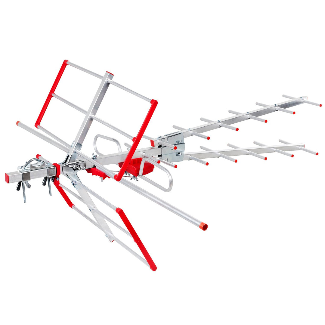 Maclean MCTV-855 Teilifís Trastíre DVB-T2 HEVC Antenna Teaglama UHF VHF Éighníomhach max 100dBμV Scagaire Lte