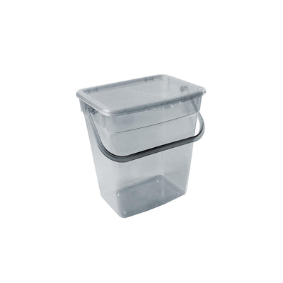 Plast Team 50580804 Container Detergent Washing Powder Storage Box Lid Handle Solid 6 L