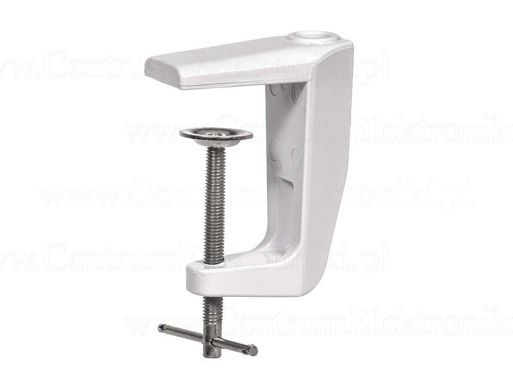 Velleman VTLAMP6 Cosmetic Lamp Desk Table Mount Light Adjustable Arm Office Beauty Salon White