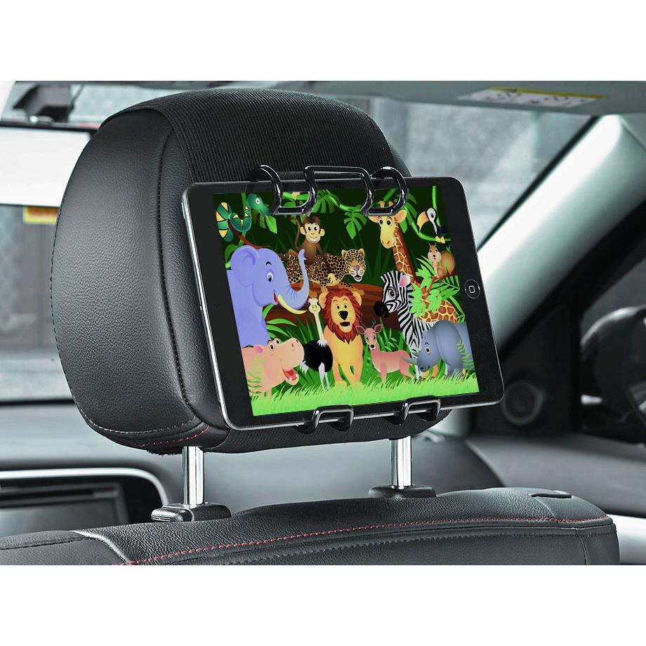 Maclean MC-816 Car Headrest Tablet Sealbhóir Fón Póca Leaisteacha Inchoigeartaithe Uilíoch max. 11"