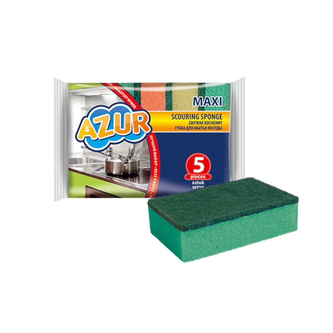 York 3030170-007331 Kitchen sponges large 5 pieces Azur Maxi Multicolor