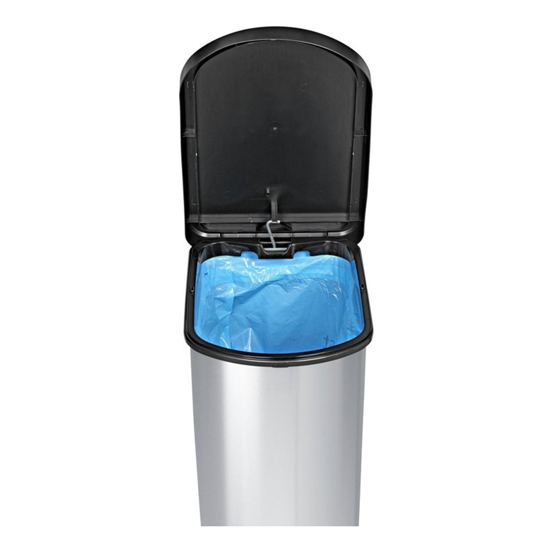 Litter bin with pedal Rotho Paso 50L Has an innovative system of closing the flap