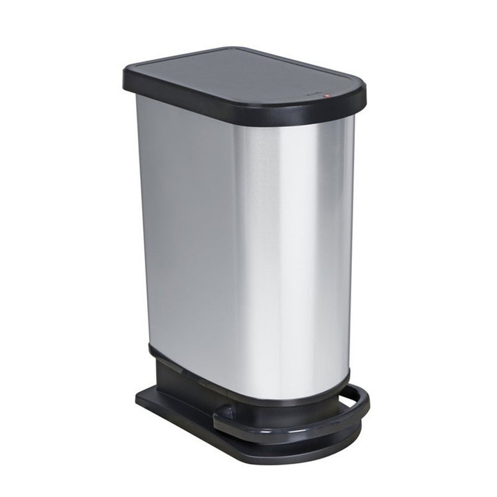 Litter bin with pedal Rotho Paso 50L Has an innovative system of closing the flap