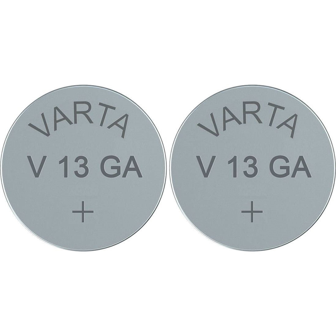 2x Varta V13GA LR44 AG13 Alkaline batteries, high quality