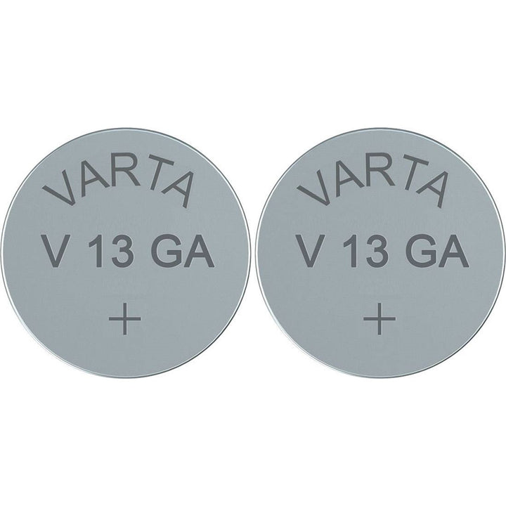 2x Varta V13GA LR44 AG13 Alkaline batteries, high quality