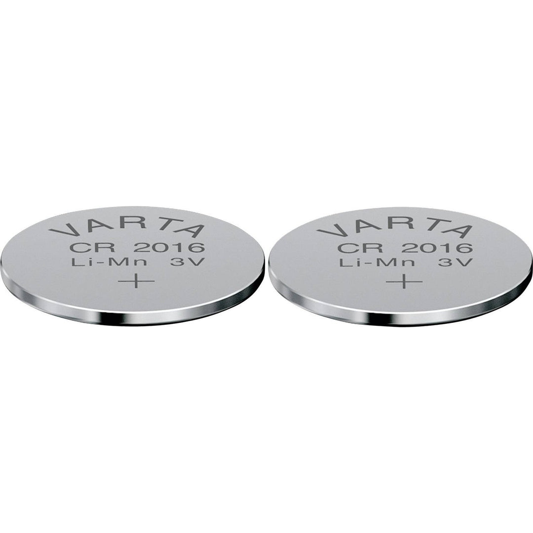 2x Varta CR2016 CR 2016 button lithium battery, high quality