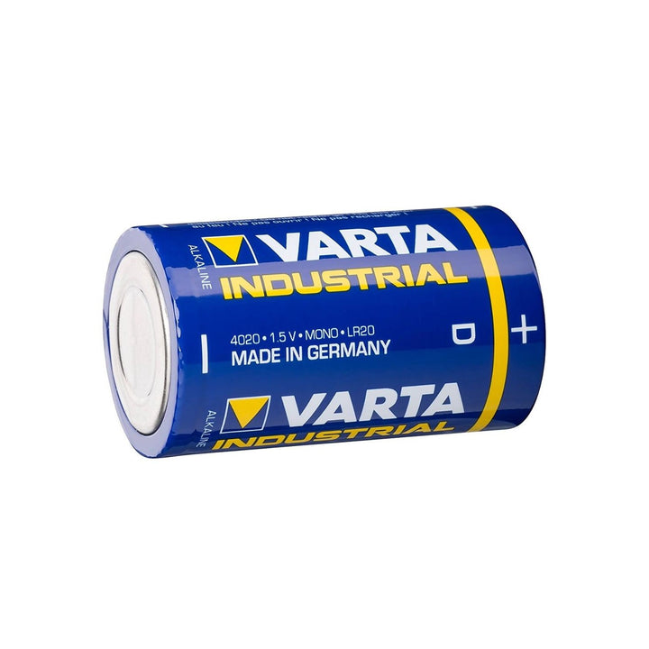 20x Varta Tionscail R20 / D Cadhnraí Alcaileach Super Éifeachtach Gearmáinis