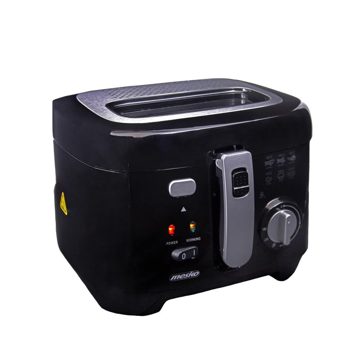 Mesko Deep Oil Fryer 2.5L 1800W with LED Indicator Filter Adjustable Temperature