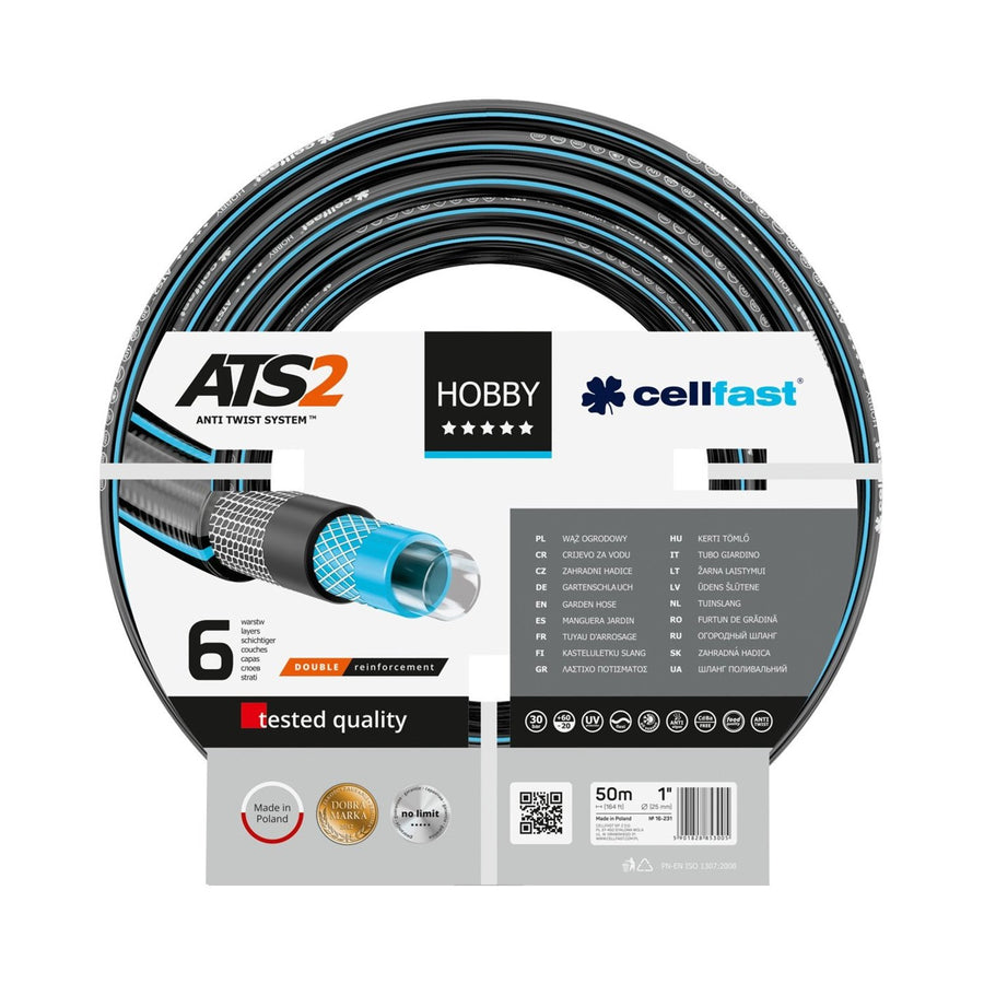 Garden Hose Cellfast Hobby ATS2 inch 1" High Quality Garden Hose