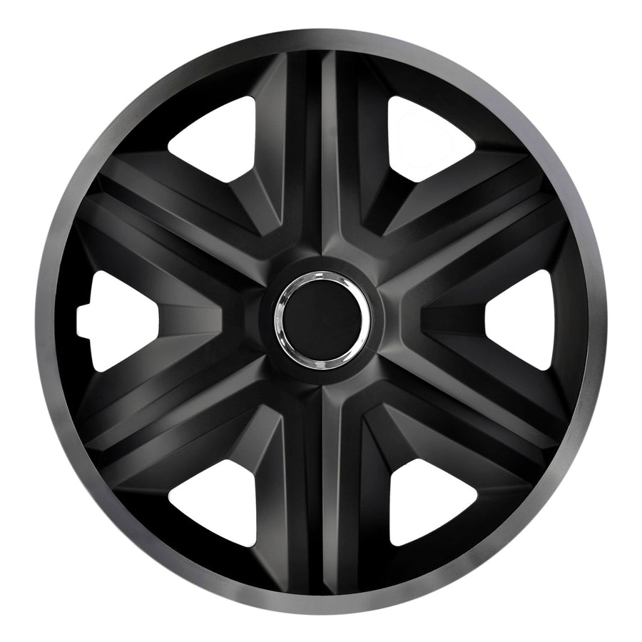 NRM 14" Wheel Covers Hubcaps ABS 4 PCS Weather Resistant Graphite Easy Assembly