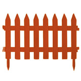 Garden fence PROSPERPLAST Garden Classic IPŁSU R624 terracotta