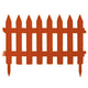Garden fence PROSPERPLAST Garden Classic IPŁSU R624 terracotta