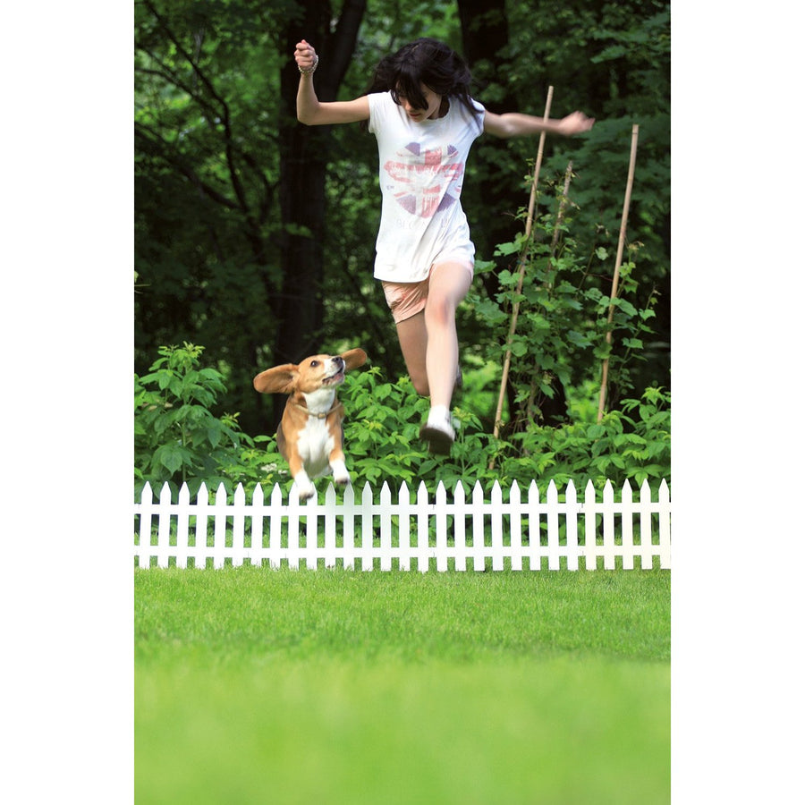 Prosperplast IP£SU-S449 Garden Fence Garden Classic White