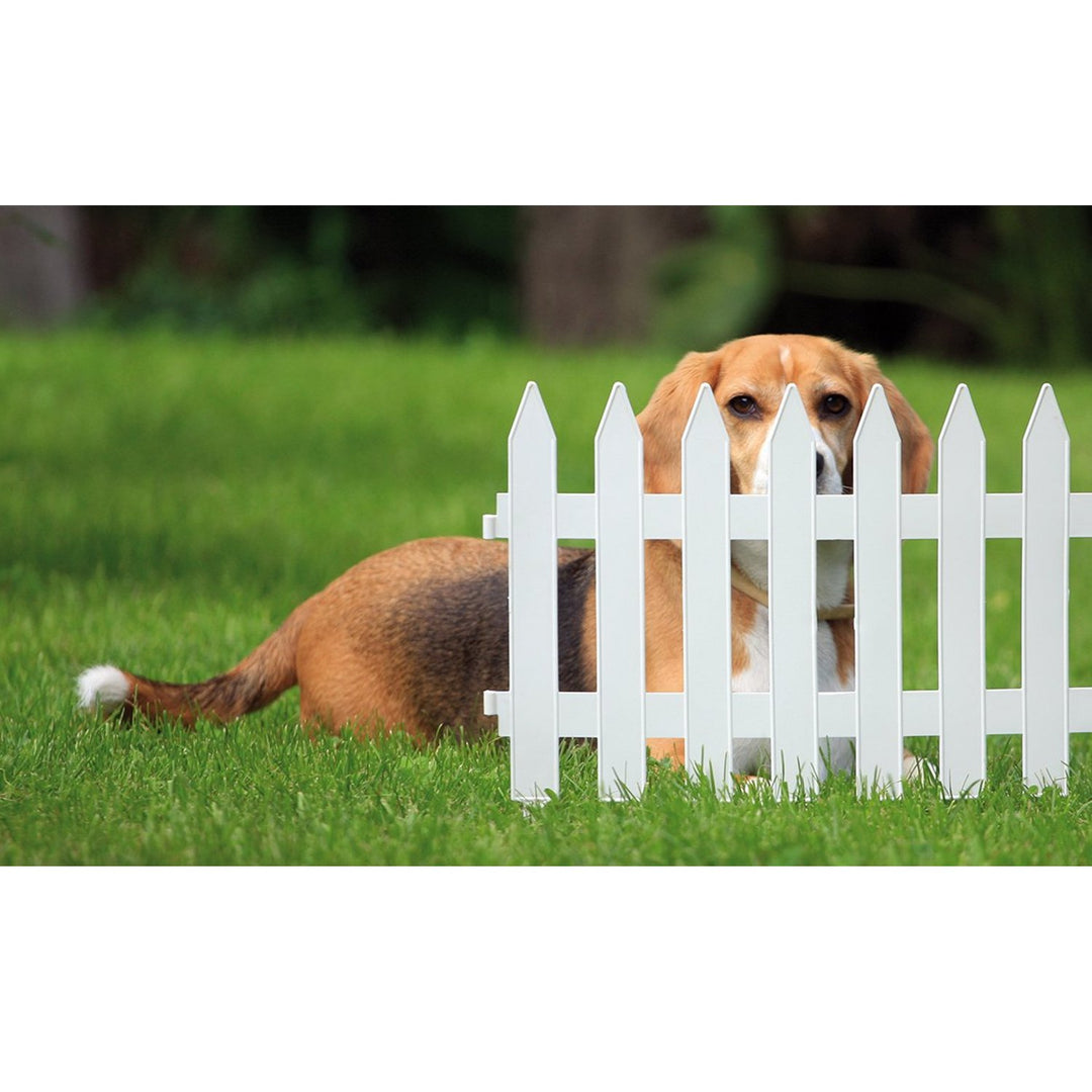 Prosperplast IPŁSU-S449 Garden Fence Garden Classic White