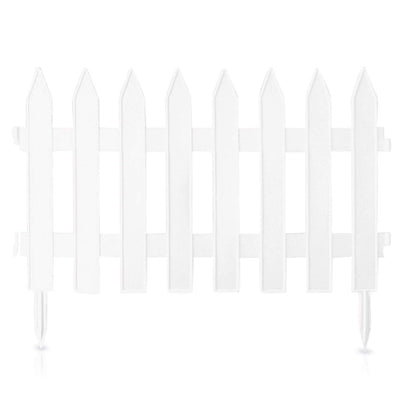 Prosperplast IP£SU-S449 Garden Fence Garden Classic White