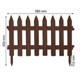 Garden Classic garden fence IP£SU2 R222 3.6m brown