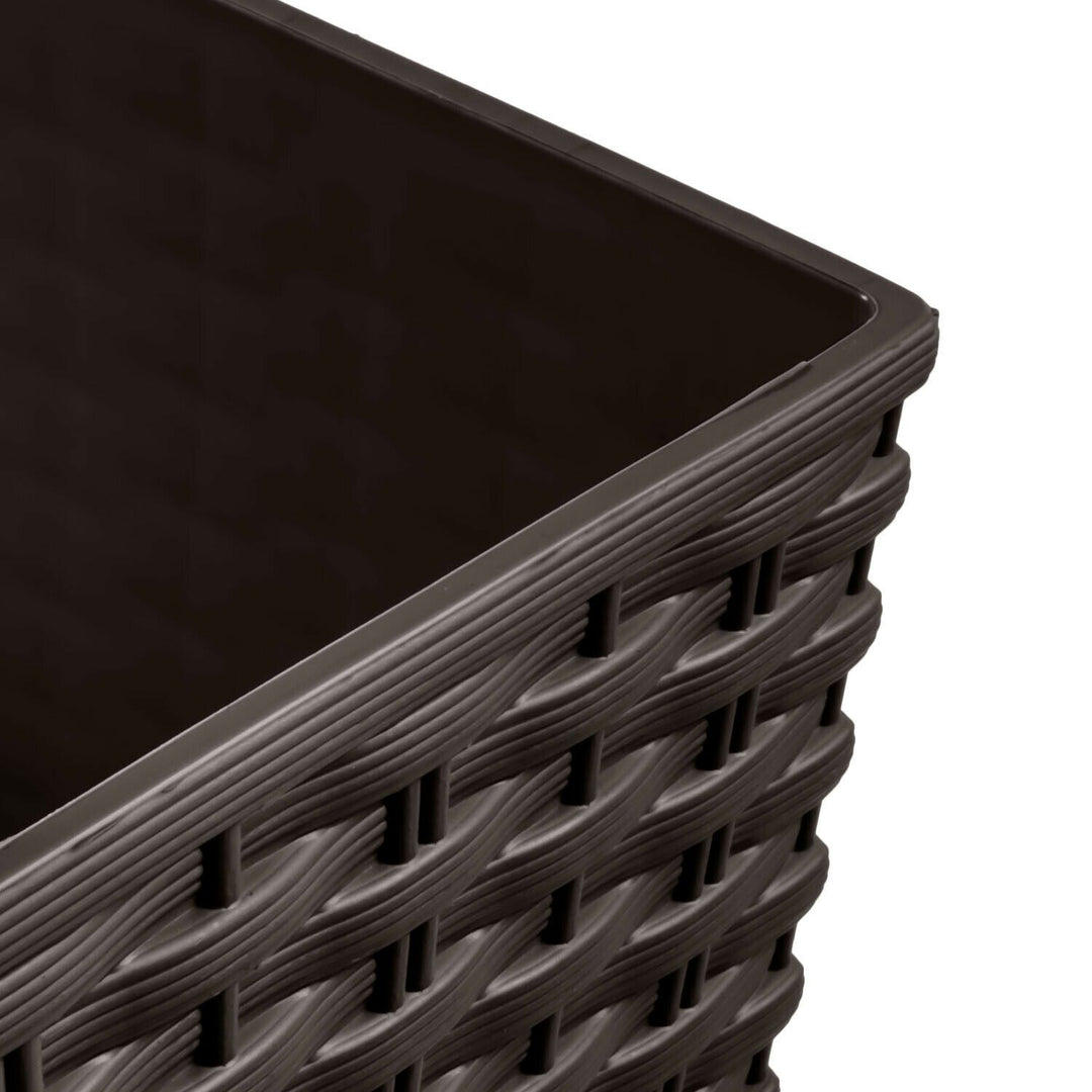 Pot with Prosperplast Rato Square DRTS265 440U umbra