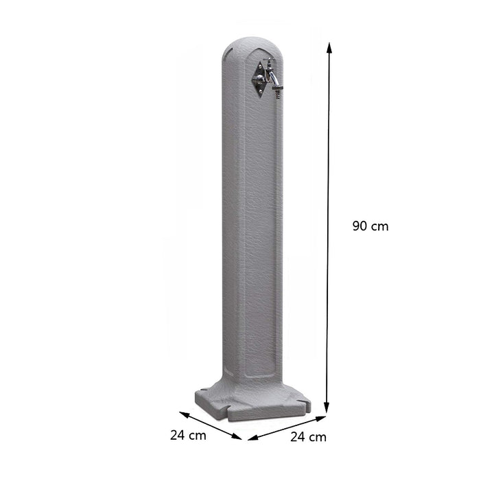 Prosperplast ITWTAN-7541U Garden post with a tap Granite tanker Possibility to connect the post with a rainwater tank